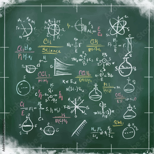 formulas on blackboard