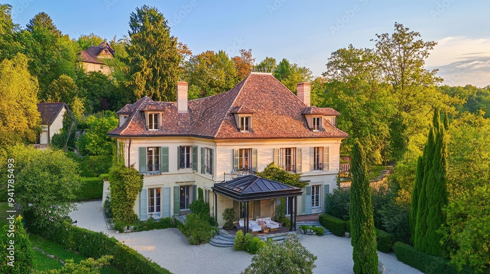 Charming European mansion with a sunlit copy floor, nestled in a picturesque village with scenic views. Charming European mansion with a sunlit copy floor, nestled in a picturesque village with scenic views.
