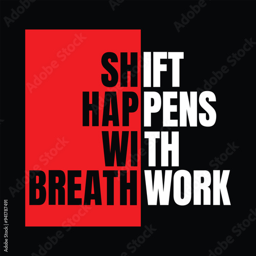 Shift Happens With Breath Work black background