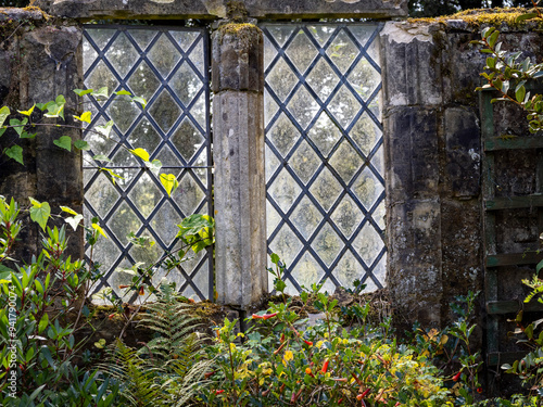Wallpaper Mural Decaying window frames from ruins of old outbuildings. Torontodigital.ca