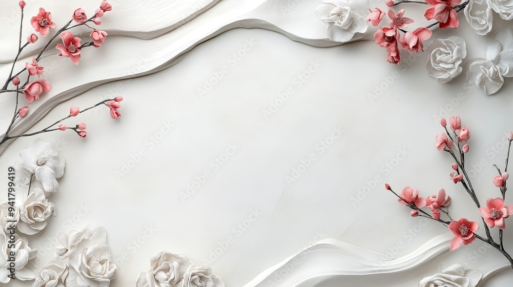 Modern frame border background for banner with copy space Modern frame border background for banner with copy space