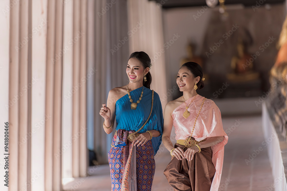 Beauty fantasy Thai women. Beautiful Thai girl in traditional dress costume ,Ayutthaya, Thailand. Asian women wearing traditional Thai culture, vintage style, Thai. Asia woman wearing traditional. Beauty fantasy Thai women. Beautiful Thai girl in traditional dress costume ,Ayutthaya, Thailand. Asian women wearing traditional Thai culture, vintage style, Thai. Asia woman wearing traditional.