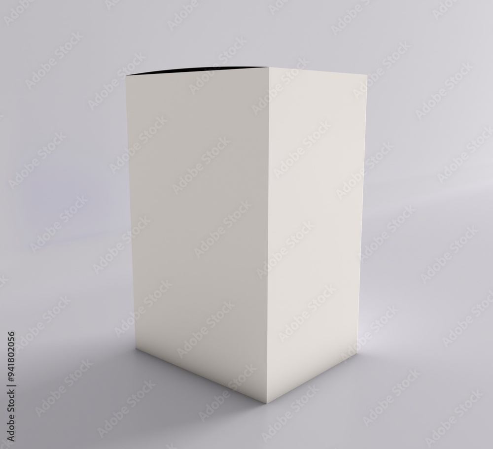 Realistic cardboard box mockup. Half side view. Can be use for food, cosmetic, pharmacy, sport and etc. Ready for your design.
Realistic cardboard box mockup. Half side view. Can be use for food, cosmetic, pharmacy, sport and etc. Ready for your design.