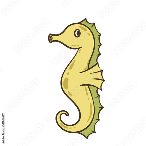 Seahorse Cartoon