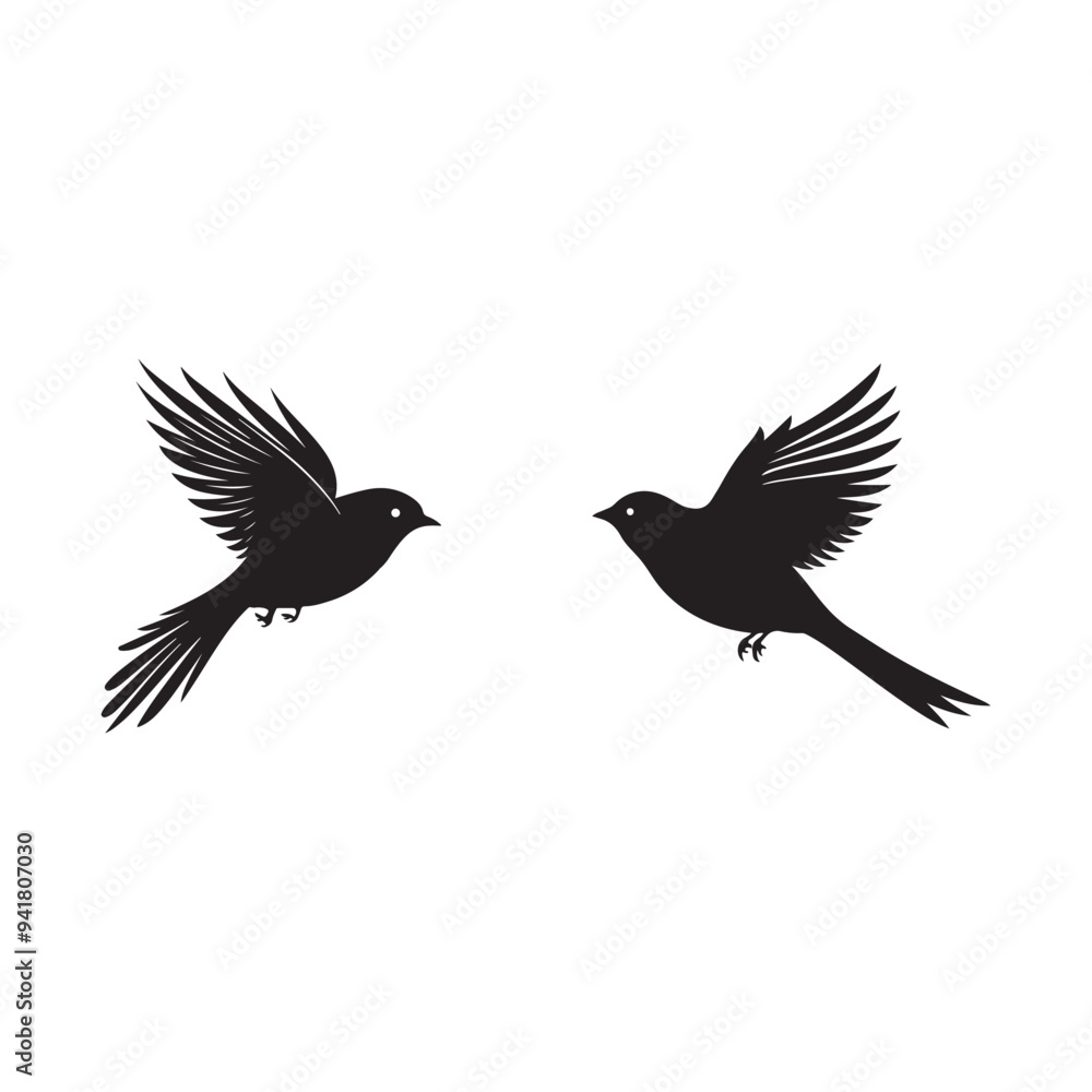 silhouette of a bird, isolated on white background, black and white silhouette vector and illustration, bird silhouette, silhouette style silhouette of a bird, isolated on white background, black and white silhouette vector and illustration, bird silhouette, silhouette style