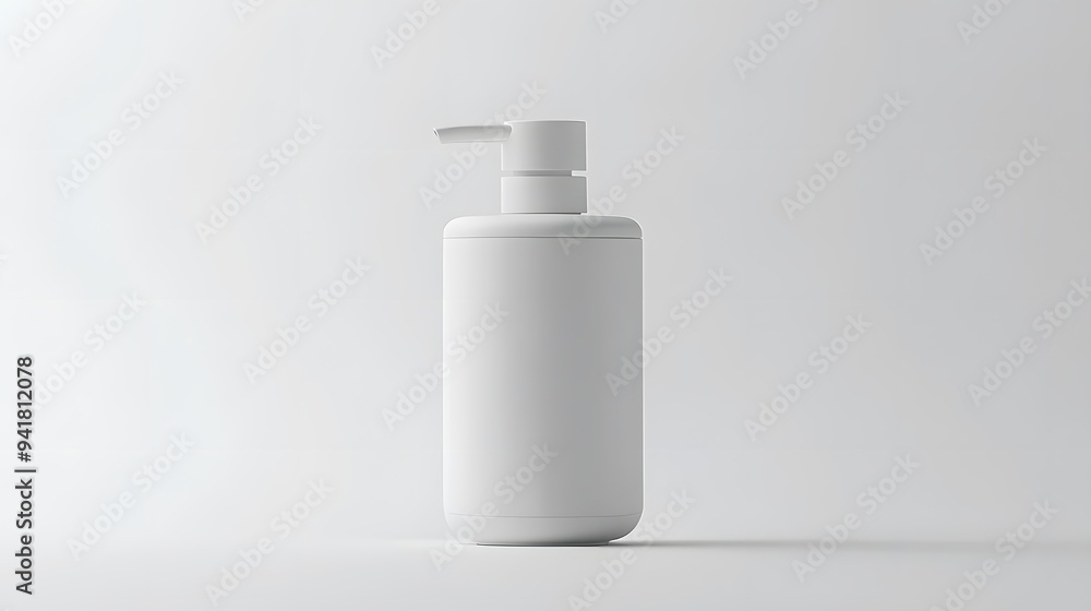 Minimalist Soap Dispenser: A simple, white soap dispenser with a clean design, centered on a white background, with soft lighting to enhance its form.
Minimalist Soap Dispenser: A simple, white soap dispenser with a clean design, centered on a white background, with soft lighting to enhance its form.