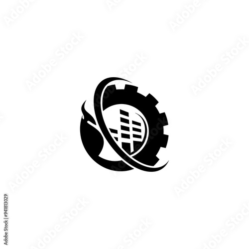 welding engineering logo isolated on white background. vector