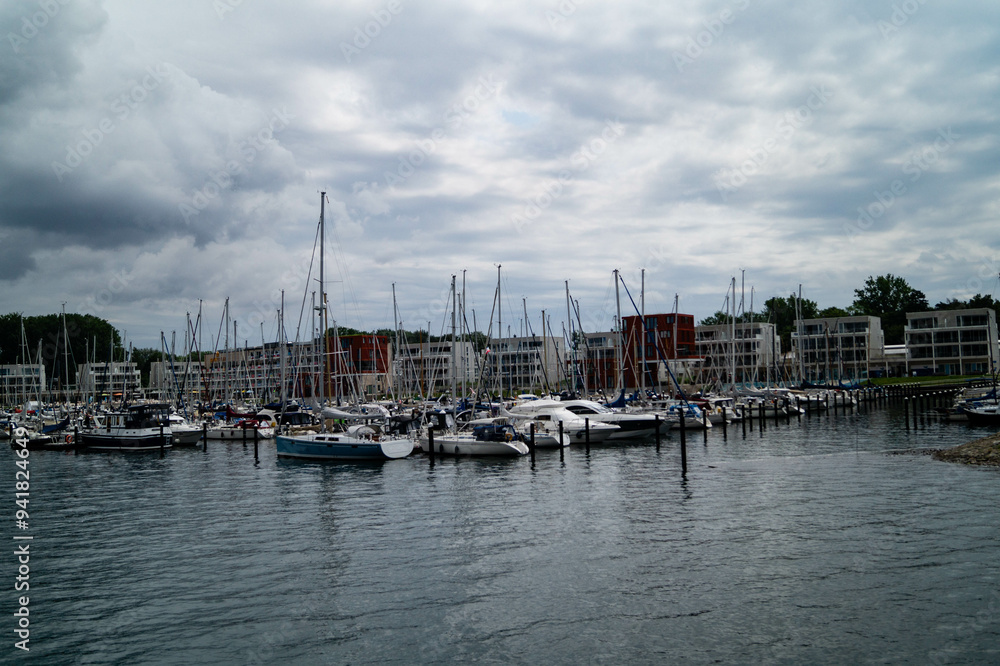 Fototapeta premium Travemünde an der deutschen Ostseeküste