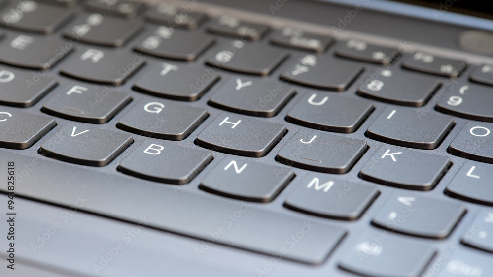 Simple new clean silver grey modern laptop keyboard, nobody, wide shot, shallow DOF, no people, angle. Creative content writing online freelance jobs symbol, abstract concept, blogging, SEO articles Simple new clean silver grey modern laptop keyboard, nobody, wide shot, shallow DOF, no people, angle. Creative content writing online freelance jobs symbol, abstract concept, blogging, SEO articles