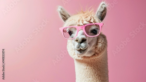 Gazelle Wearing Glasses in Classroom Setting