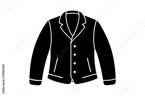 A jacket on a white background