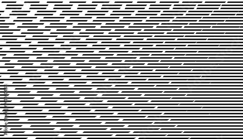 Black and white abstract lines pattern. Scratch lines with smooth transition. Vector Format Illustration 