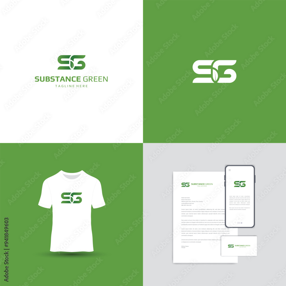 SG Letter with Leaf logo. It combines the letters 'S' and 'G' with leaf illustrations and is Suitable for professional businesses or organizations. SG Letter with Leaf logo. It combines the letters 'S' and 'G' with leaf illustrations and is Suitable for professional businesses or organizations.