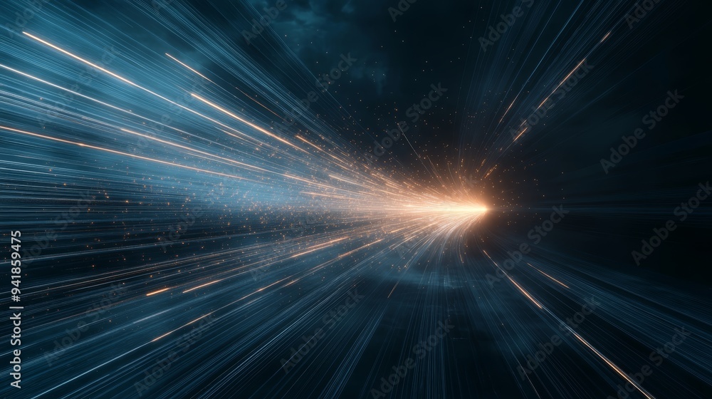A stunning visualization of light speed movement through space, showcasing vibrant colors and dynamic lines of energy. A stunning visualization of light speed movement through space, showcasing vibrant colors and dynamic lines of energy.