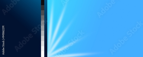 Abstract blue header gradient design