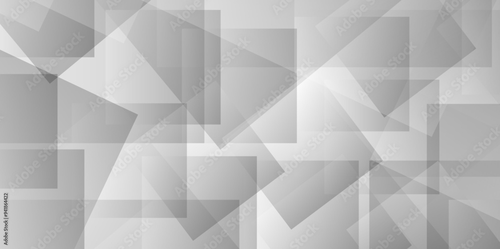 Fototapeta premium Vector abstract futuristic White triangle tech web square pattern. geometric business presentation digital minimal wave line. white diamond creative technology minimalist empty triangle background.