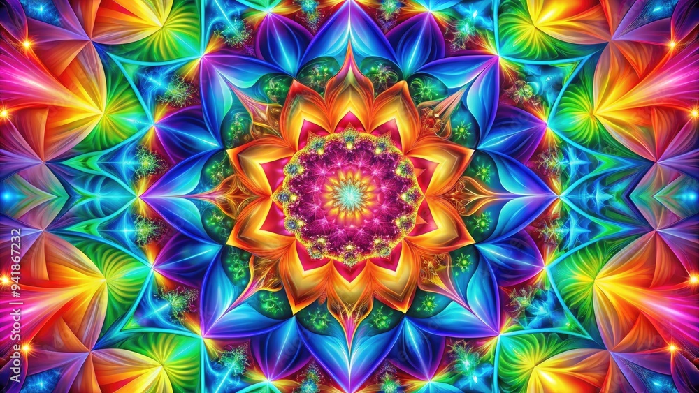 Prism of Peace: Rainbow, Kaleidoscopic, Colorful, Psychedelic, Joyful Prism of Peace: Rainbow, Kaleidoscopic, Colorful, Psychedelic, Joyful