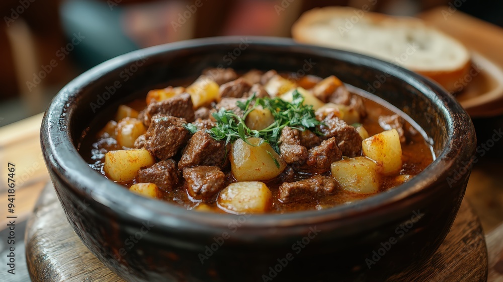Hungarian Goulash with tender beef Hungarian Goulash with tender beef