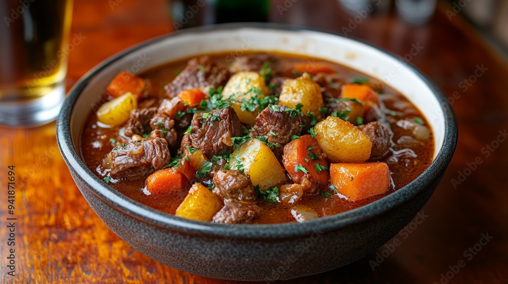 Irish Stew with lamb, potatoes, and carrots Irish Stew with lamb, potatoes, and carrots