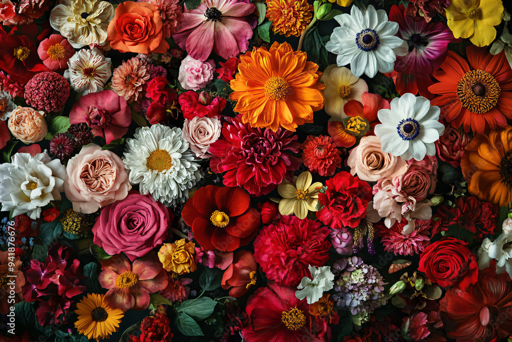 Colorful Flower Bouquet. Colorful Flower Bouquet.
