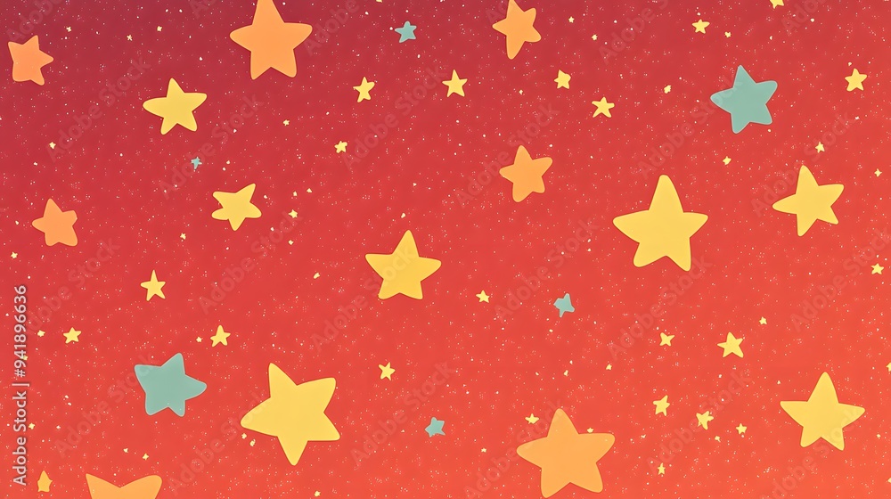 Yellow Stars on Red Background, Abstract Image, Texture, Pattern, Wallpaper, Cover and Screen of Smartphone, Cell Phone, Computer, Laptop, 9:16 and 16:9 Format Yellow Stars on Red Background, Abstract Image, Texture, Pattern, Wallpaper, Cover and Screen of Smartphone, Cell Phone, Computer, Laptop, 9:16 and 16:9 Format