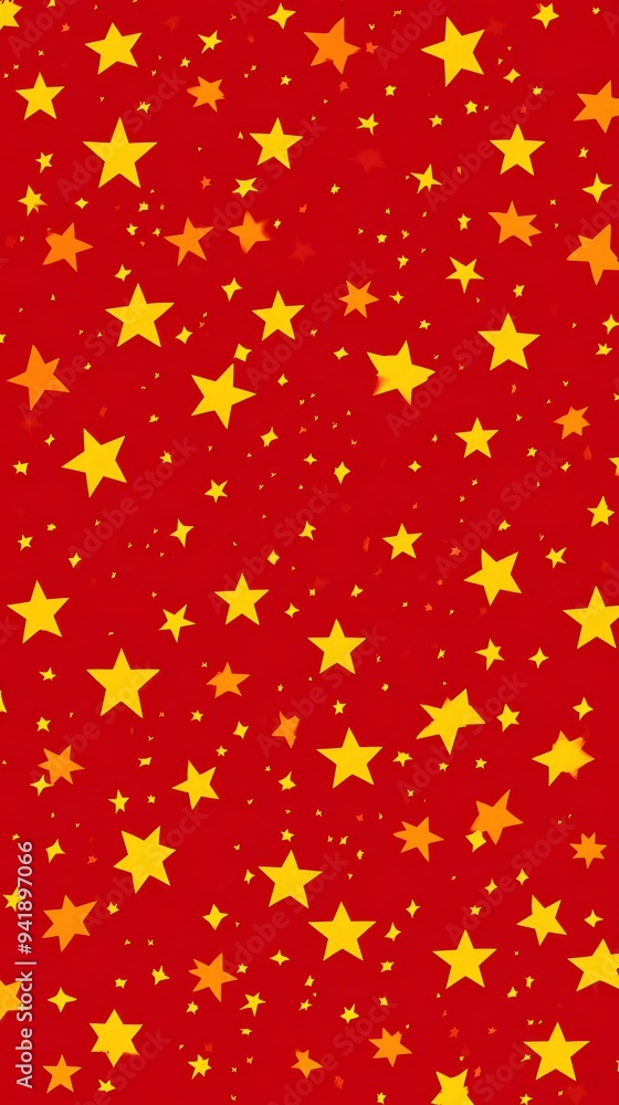 Yellow Stars on Red Background, Abstract Image, Texture, Pattern, Wallpaper, Cover and Screen of Smartphone, Cell Phone, Computer, Laptop, 9:16 and 16:9 Format Yellow Stars on Red Background, Abstract Image, Texture, Pattern, Wallpaper, Cover and Screen of Smartphone, Cell Phone, Computer, Laptop, 9:16 and 16:9 Format