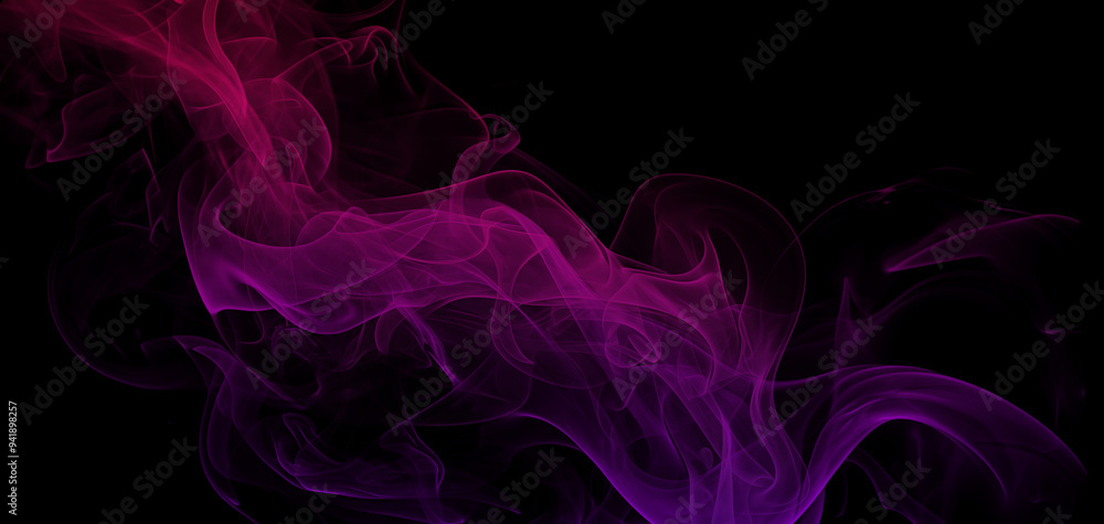 Fototapeta premium Neon Smoke Overlay Pack 