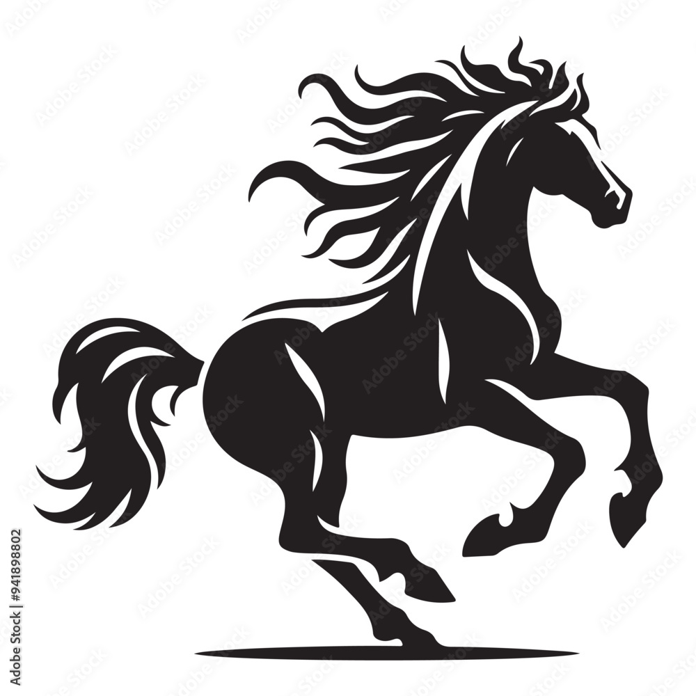 Jumping Horse Silhouette Clip Art, Horse silhouette vector Jumping Horse Silhouette Clip Art, Horse silhouette vector
