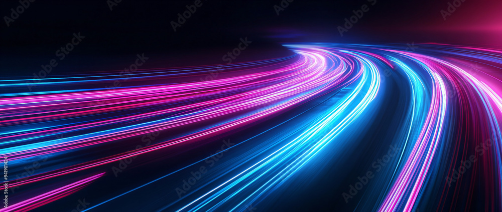 Neon Speed Lines. Neon Speed Lines.