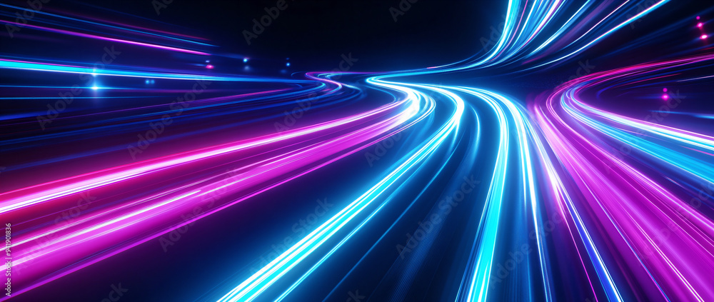 Neon Speed Lines. Neon Speed Lines.
