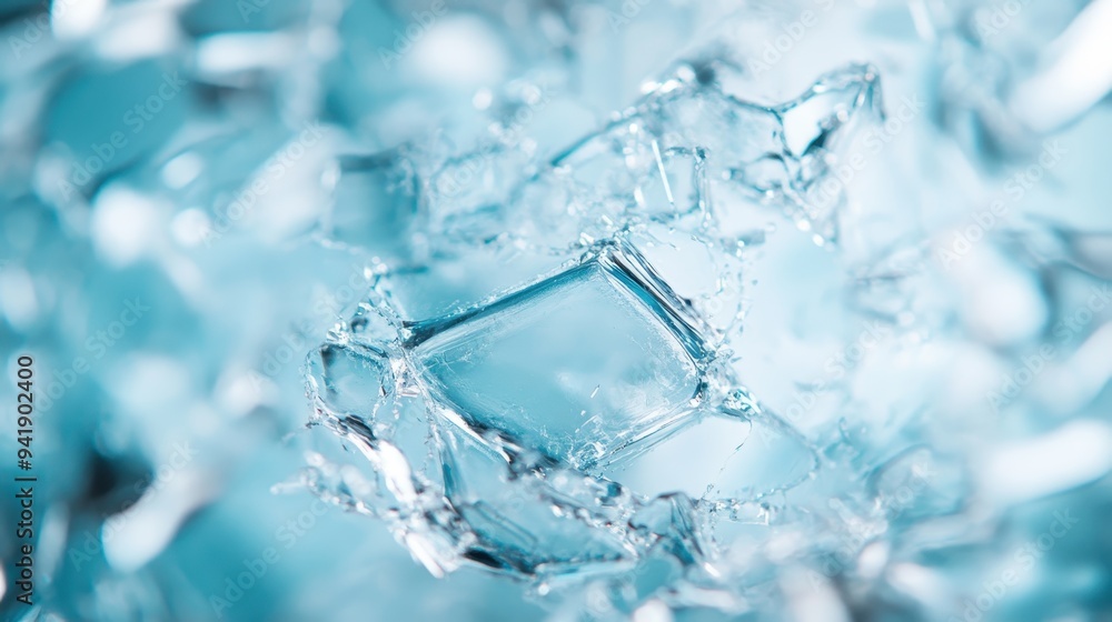 A highly detailed close-up of crystal-clear ice formations showcasing the pure, serene, and intricate patterns unique to ice, capturing the essence of cold. A highly detailed close-up of crystal-clear ice formations showcasing the pure, serene, and intricate patterns unique to ice, capturing the essence of cold.