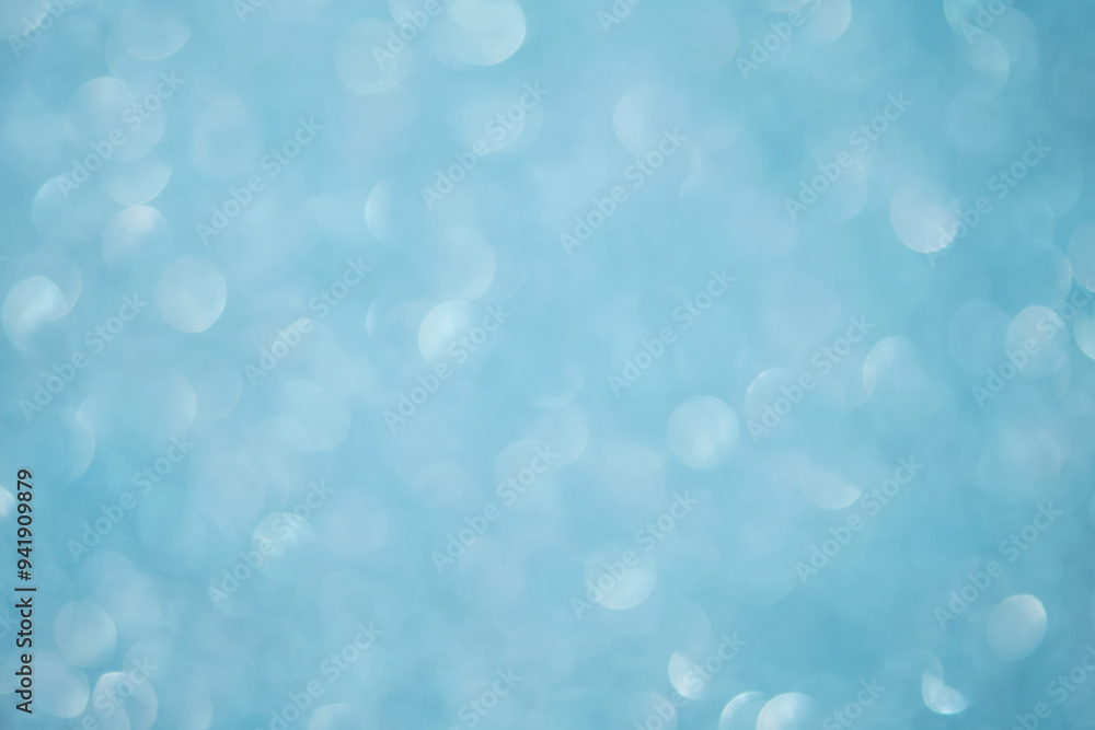 Abstract blue festive christmas background with bokeh. Abstract blue festive christmas background with bokeh.