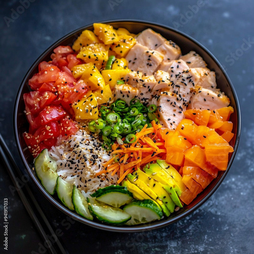 A beautifully plated dish o...