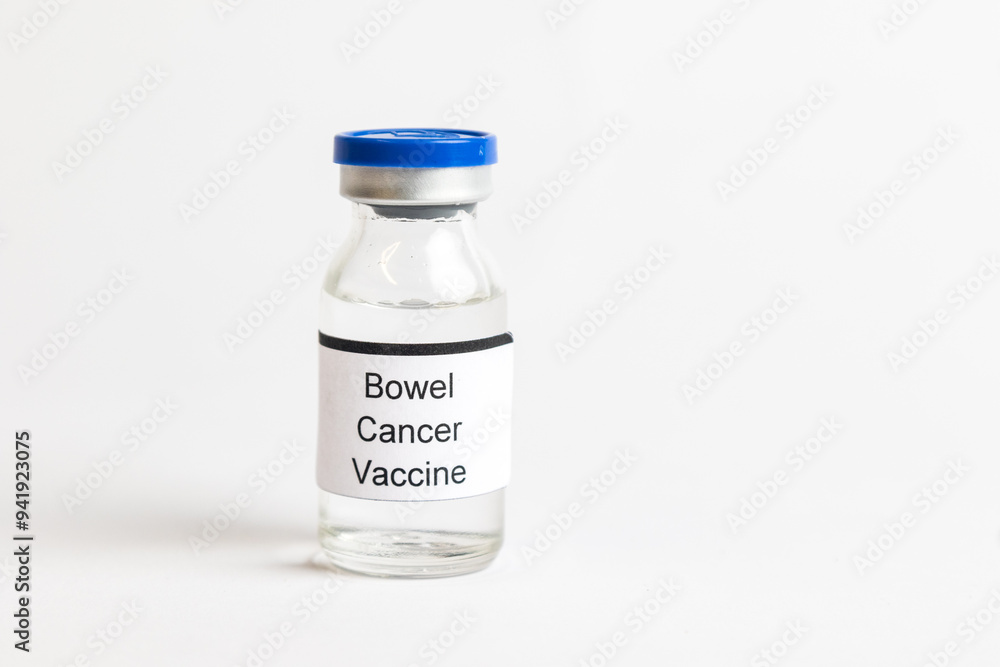 Medical Vial with label on a white background Medical Vial with label on a white background