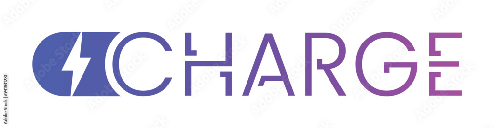 charge logo. charge and lightning symbol concept. electric charging concept charge logo. charge and lightning symbol concept. electric charging concept