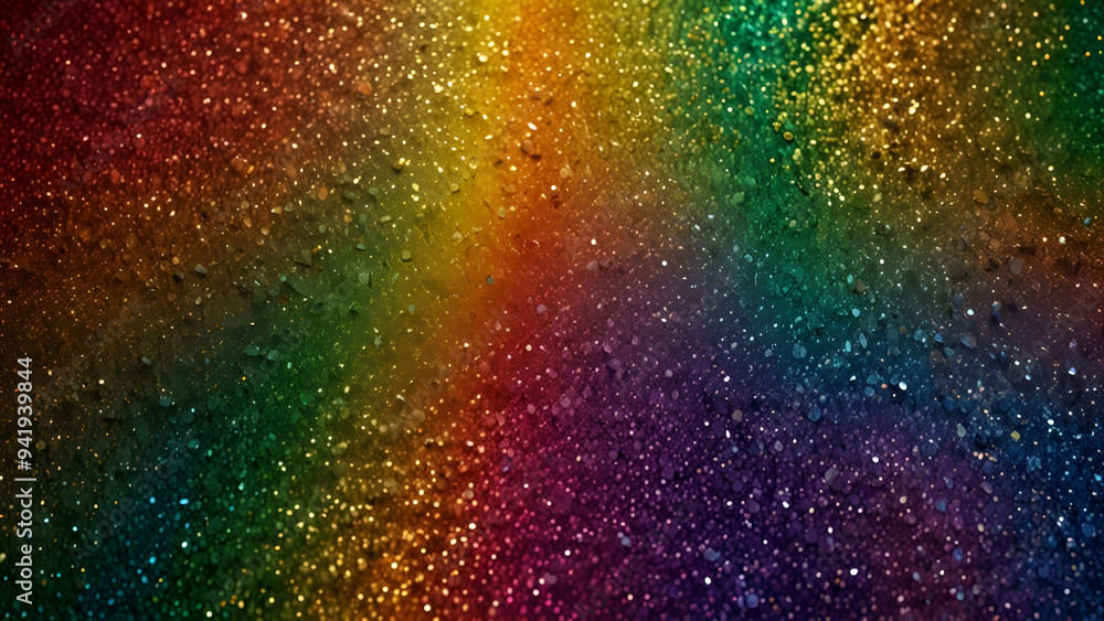 Colorful Rainbow Glitter, Vibrant and Sparkling, Adding a Touch of Magic and Joy Colorful Rainbow Glitter, Vibrant and Sparkling, Adding a Touch of Magic and Joy