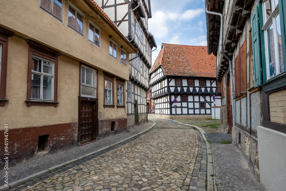 Altstadtgasse in Quedlinburg Altstadtgasse in Quedlinburg