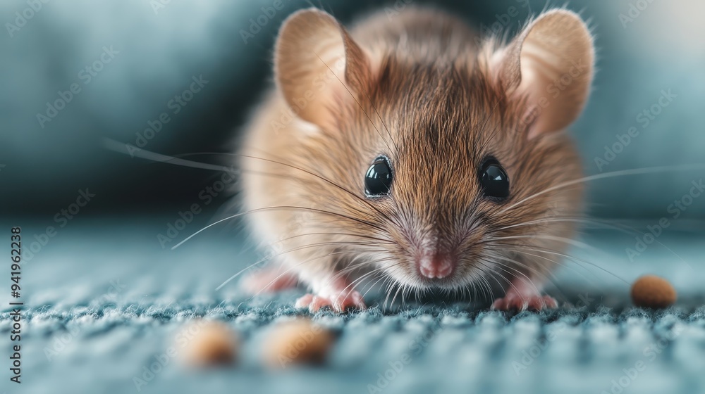 This image showcases a close-up of a small mouse with large, round ears and delicate whiskers, highlighting the cute and curious expression of this inquisitive rodent. This image showcases a close-up of a small mouse with large, round ears and delicate whiskers, highlighting the cute and curious expression of this inquisitive rodent.