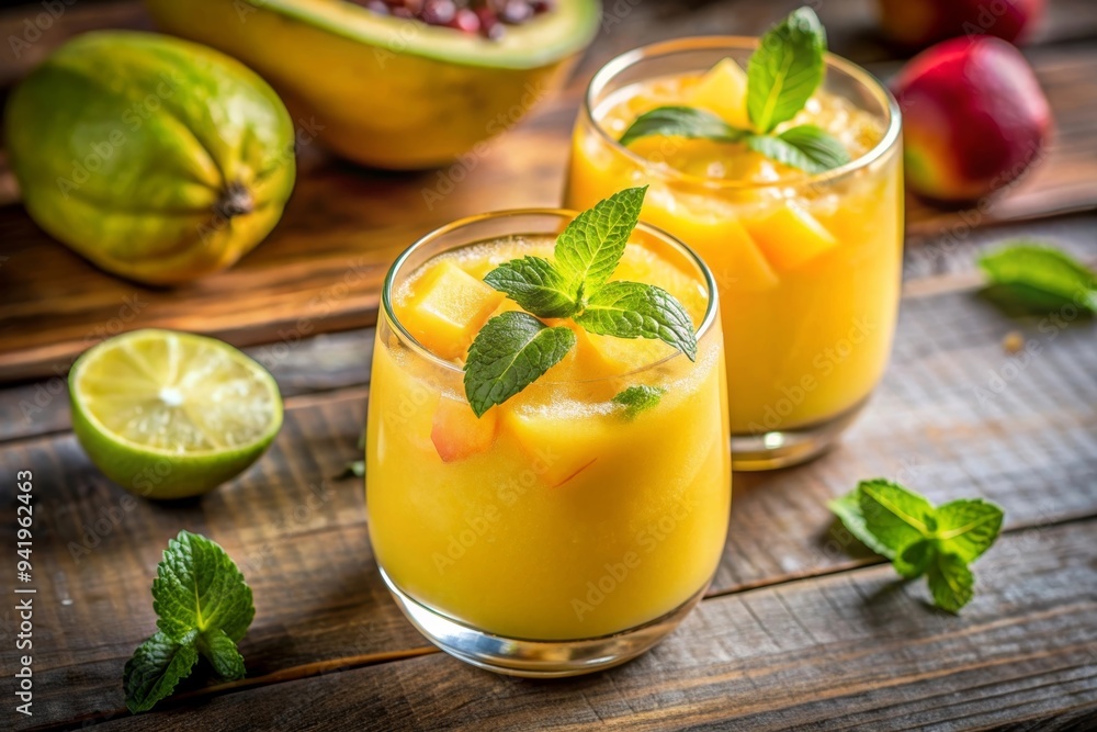 Mango Cocktail, Summer Party Mango Cocktail, Summer Party