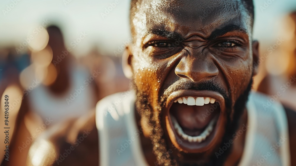 A determined athlete standing at the starting line of a race, captured in a powerful moment that symbolizes preparation, focus, and the anticipation of sports competition. A determined athlete standing at the starting line of a race, captured in a powerful moment that symbolizes preparation, focus, and the anticipation of sports competition.