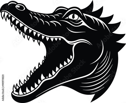 illustration of a crocodile