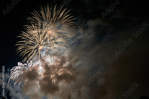 Particulate matter and carbon dioxide exposure from New Year's Eve fireworks. Climate change due to air pollution harms the environment.