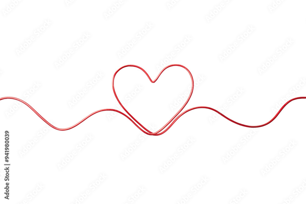 Heart shape line png Heart shape line png