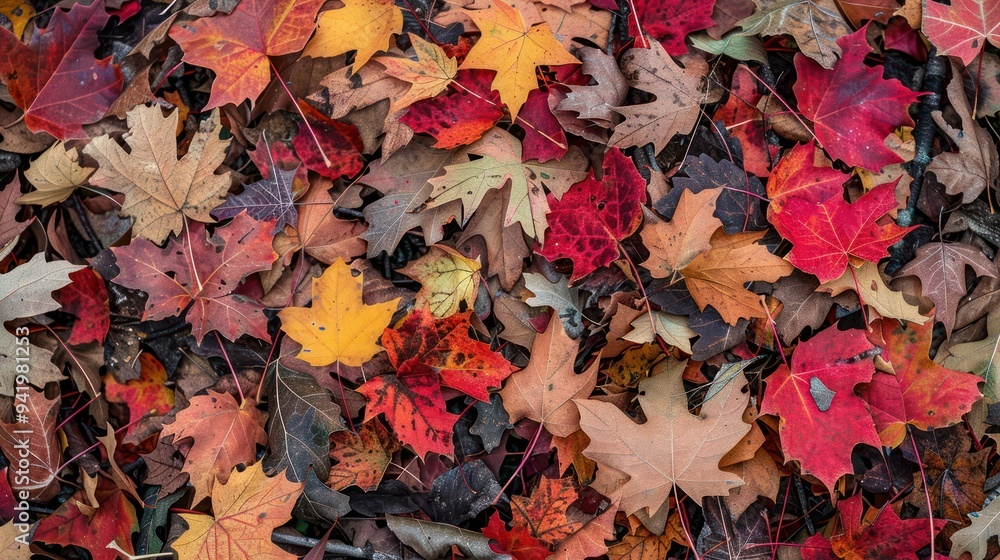 Autumn Leaves on the Ground Autumn Leaves on the Ground