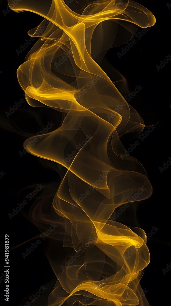 Yellow Smoke on Black Background, Abstract Image, Texture, Pattern, Wallpaper, Cover and Screen of Smartphone, Cell Phone, Computer, Laptop, 9:16 and 16:9 Format Yellow Smoke on Black Background, Abstract Image, Texture, Pattern, Wallpaper, Cover and Screen of Smartphone, Cell Phone, Computer, Laptop, 9:16 and 16:9 Format