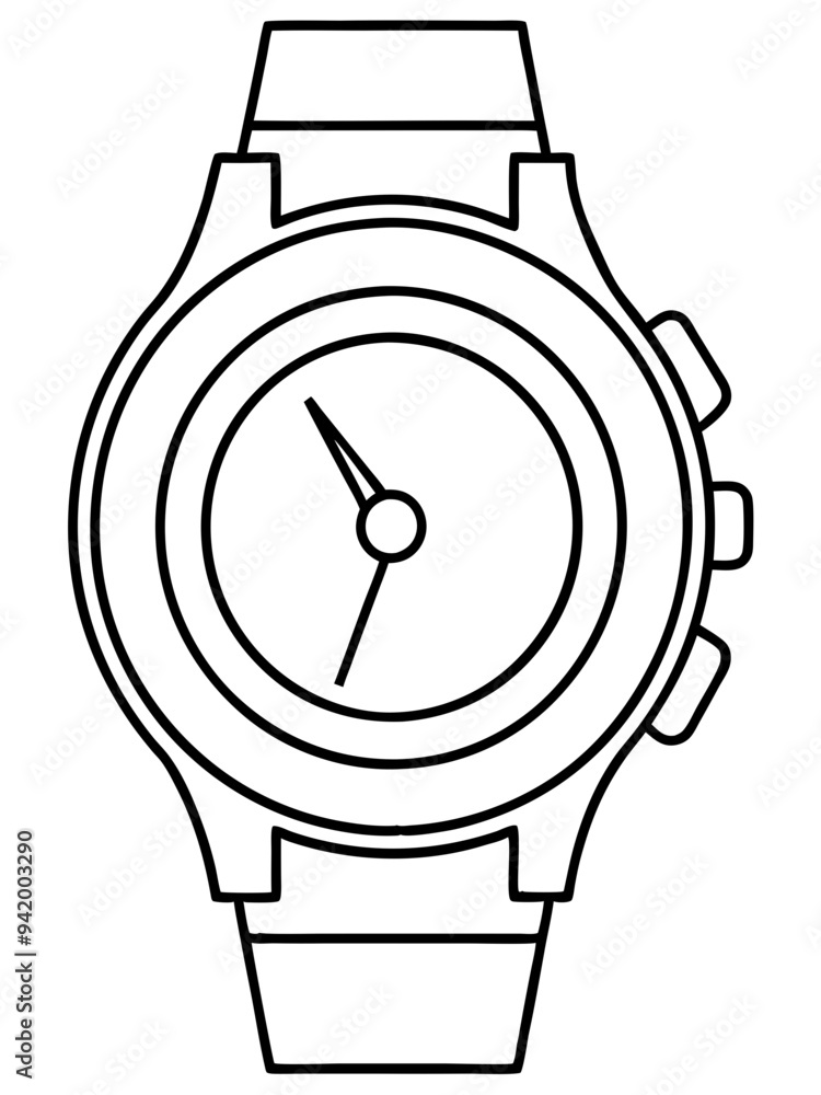 Vector Watch Design Sleek & Modern Vector Watch Design Sleek & Modern
