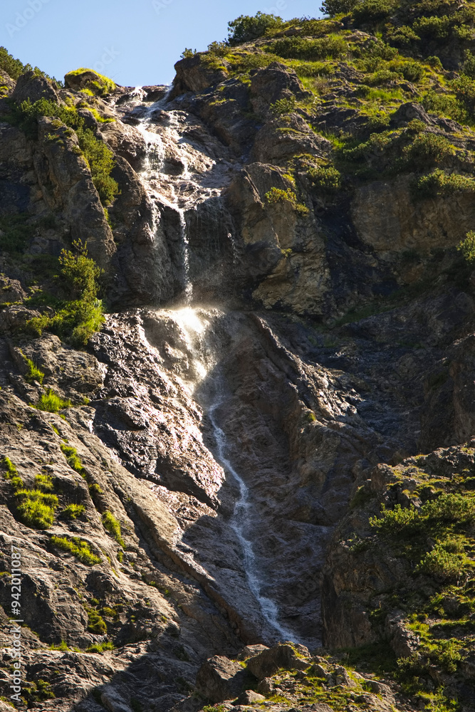 Obraz premium Wasserfall im Bocksbachtal