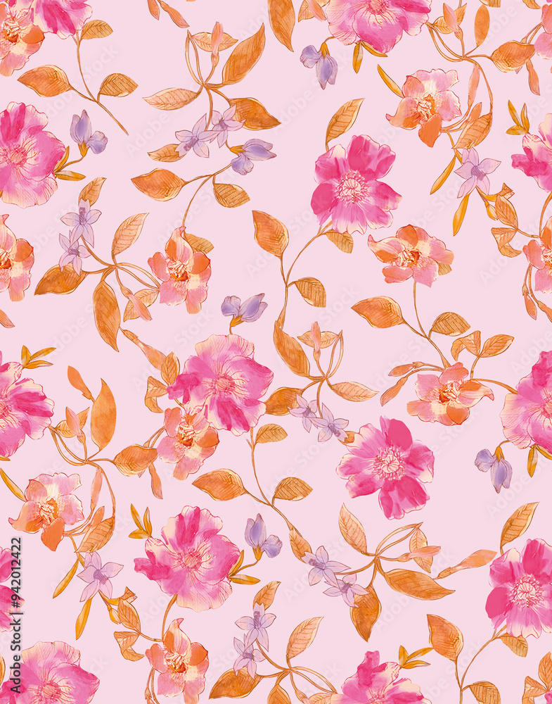 flower pattern texture print,repeat design pattern for textile printing factory flower pattern texture print,repeat design pattern for textile printing factory