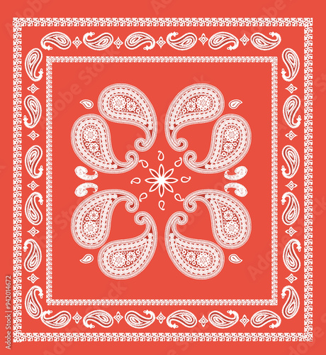 Quadro su tela Women's handkerchief style