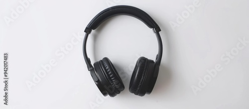 Wireless Headset In Isolated White Background